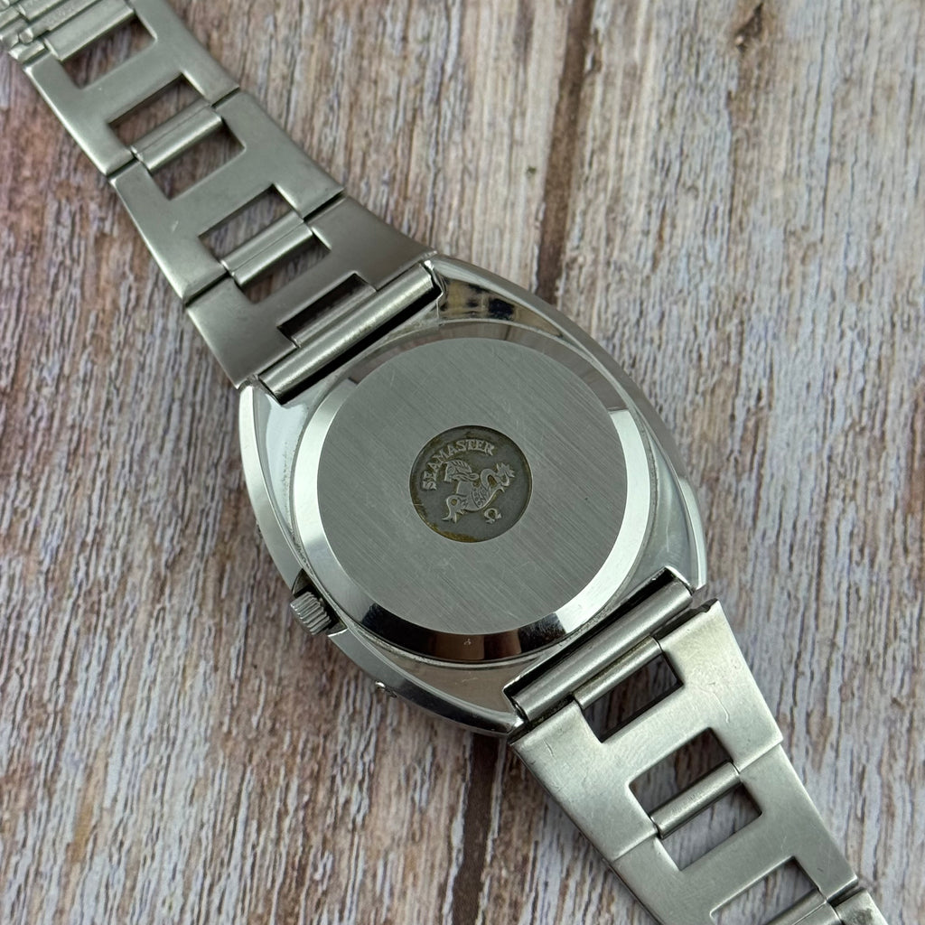 1970s Omega Seamaster Mariner men’s quartz steel wrist watch (196.0054)
