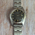 Vintage Aquastar 60 skin divers watch “tropical” patina men’s automatic watch