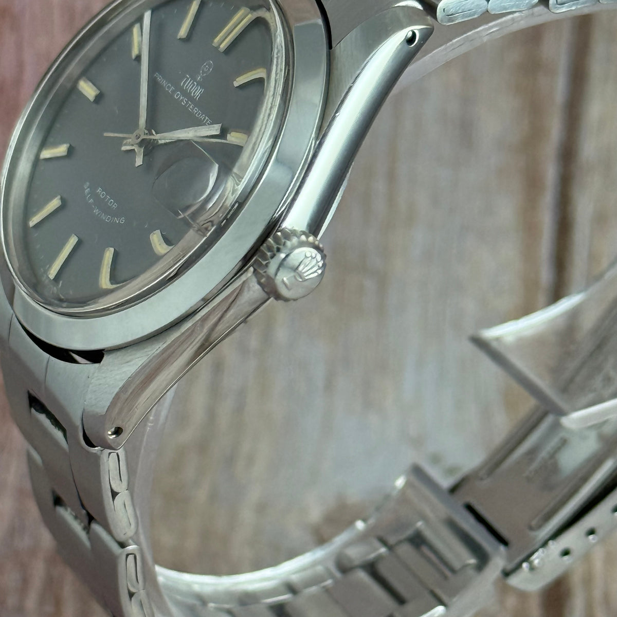 1966 Tudor Prince Oysterdate Men’s Grey Dial Watch Ref 7966