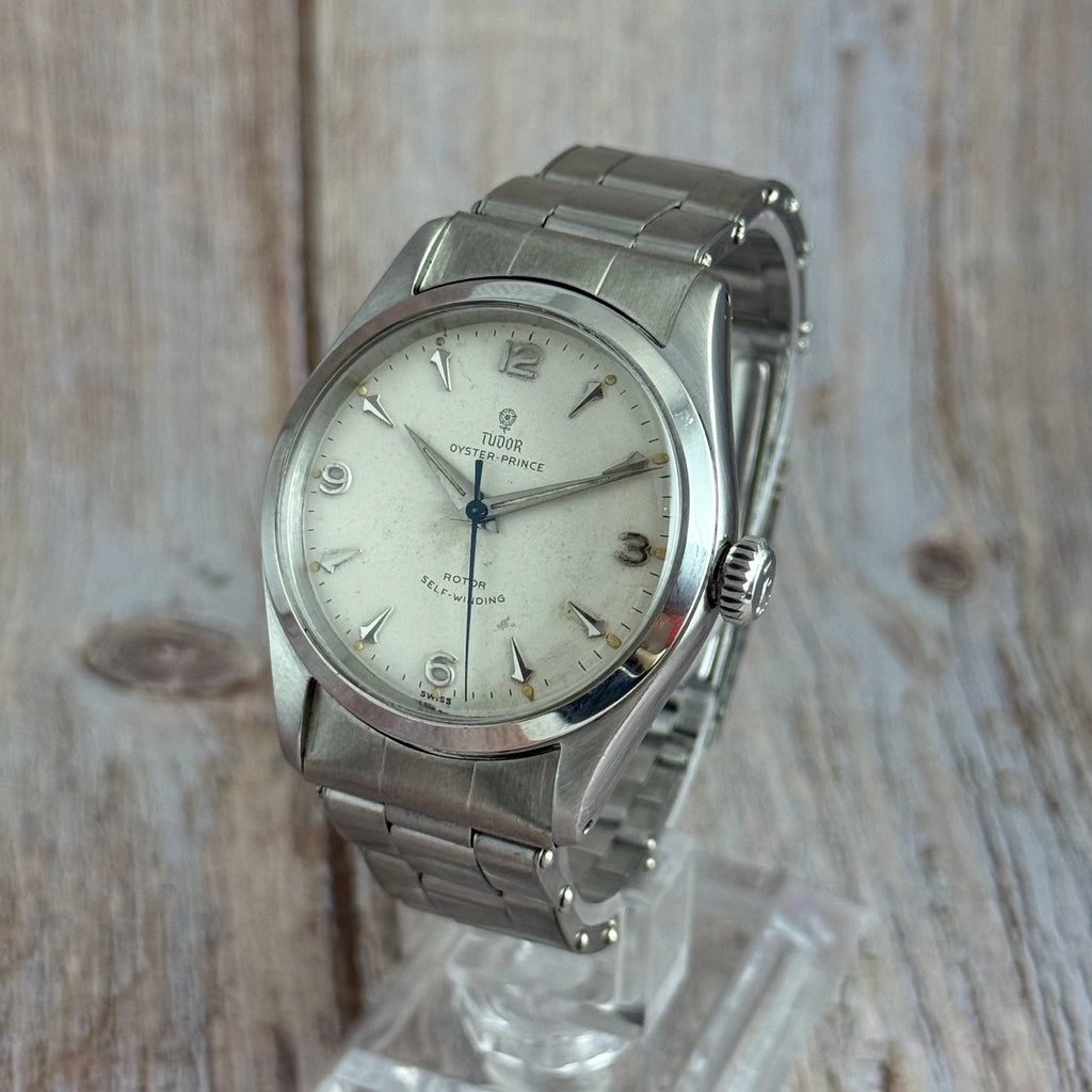 1956 Tudor oyster prince automatic explorer dial gents wrist watch 34mm (7909)