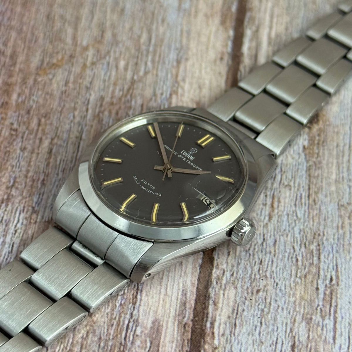1966 Tudor Prince Oysterdate Men’s Grey Dial Watch Ref 7966