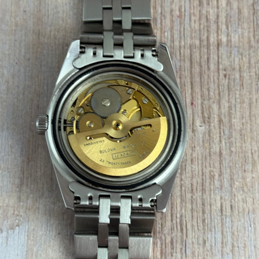 1979 Bulova ‘Datejust’ men’s automatic wrist watch 37mm Royal Oak era