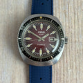 1960s Oris star men’s skin divers watch “oxblood” dial 37mm SERVICED