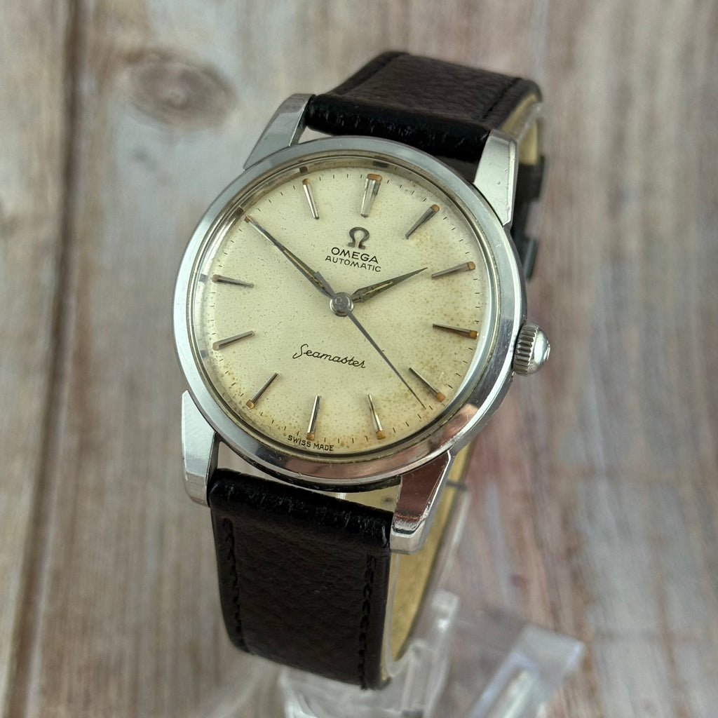 1958 Omega Seamaster Automatic Men’s 35mm Steel Watch (2848/8-1SC) Working