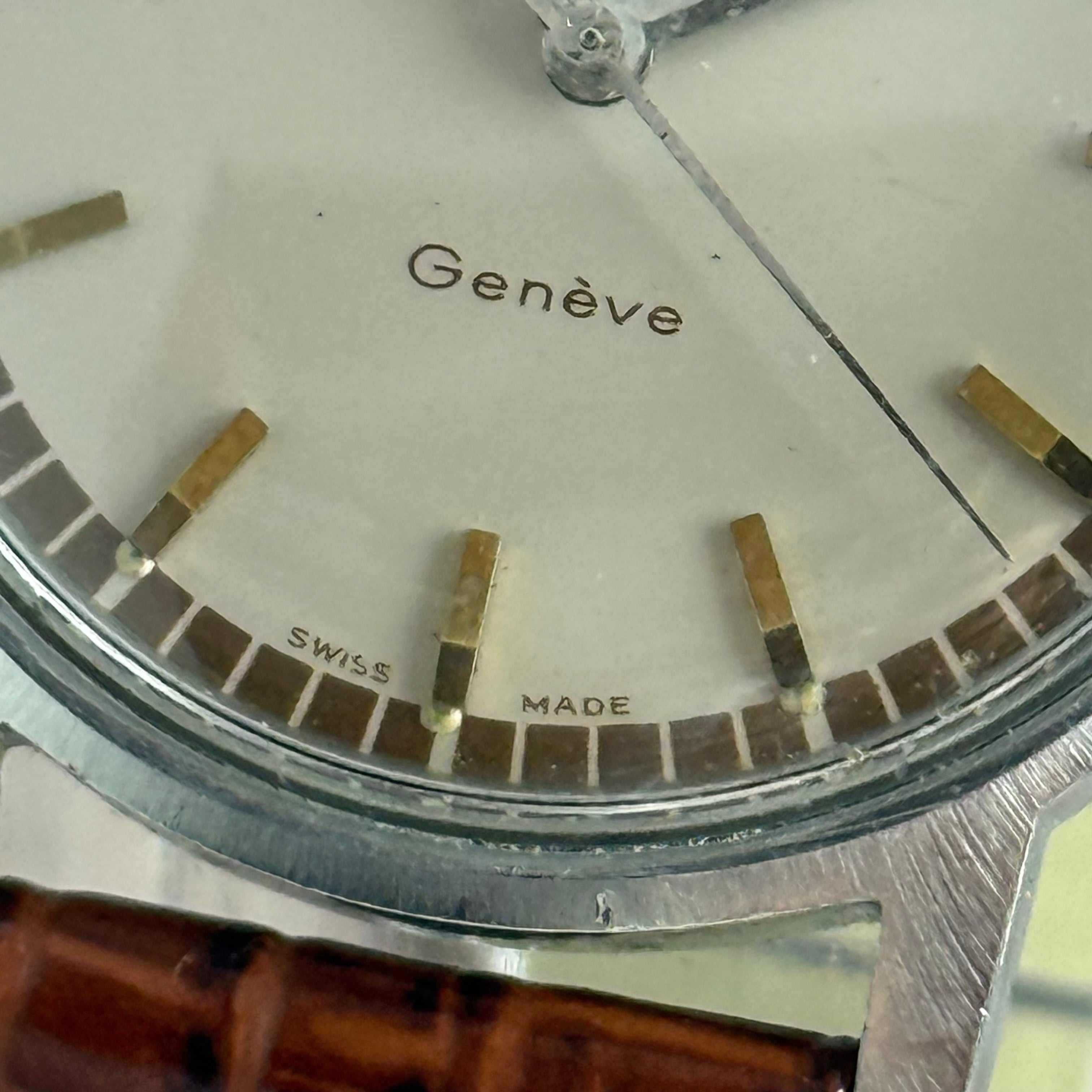 1970 Omega Genève men’s Manual wind wrist watch 35mm (135.070)