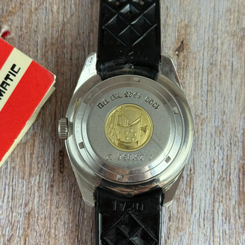 1970s Eterna-Matic KonTiki IDF military issue divers watch automatic boxed ‘chocolate’ tropical dial