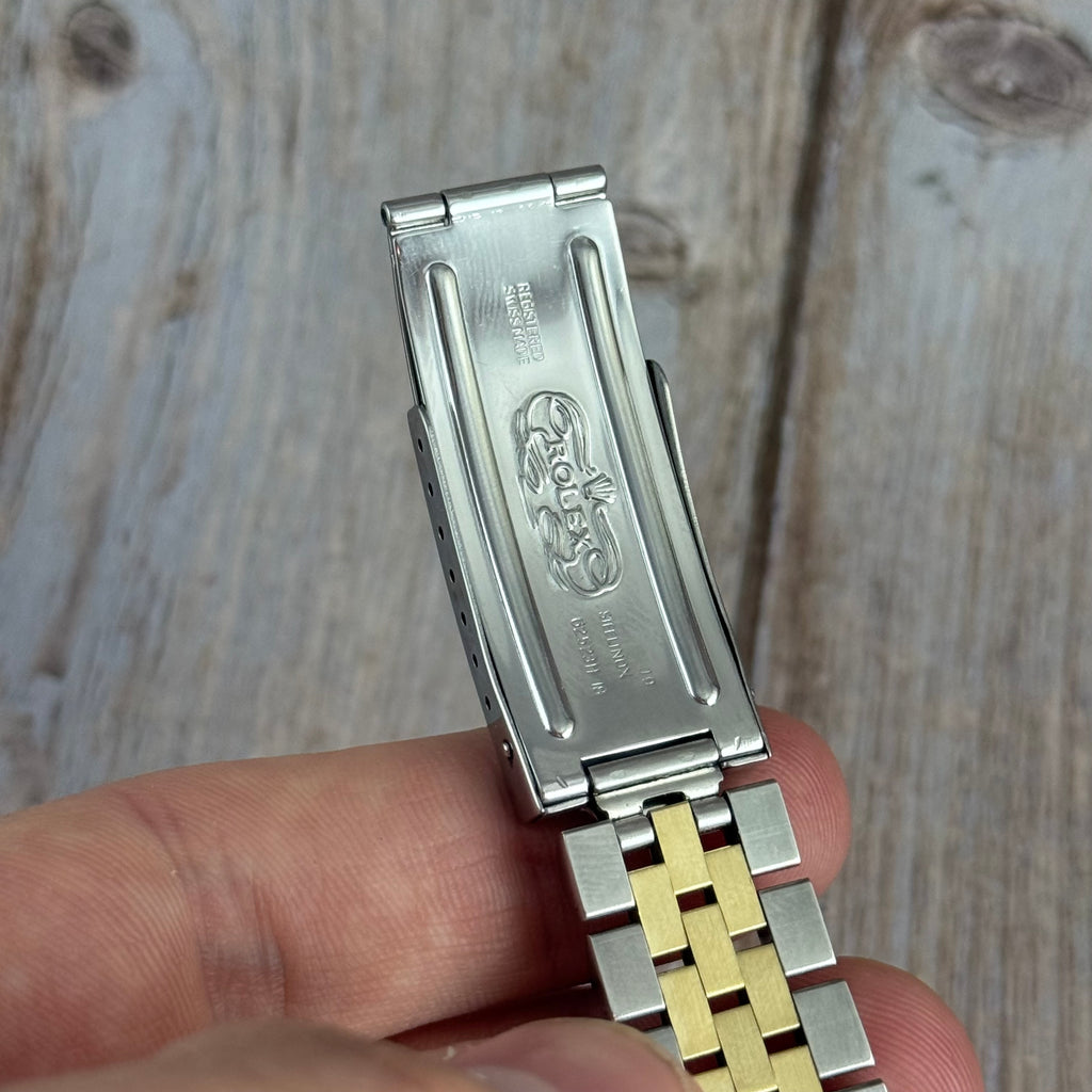 1972 Rolex Datejust 36 18k Gold & Steel 1601 Men’s Wrist Watch Vintage Boxed