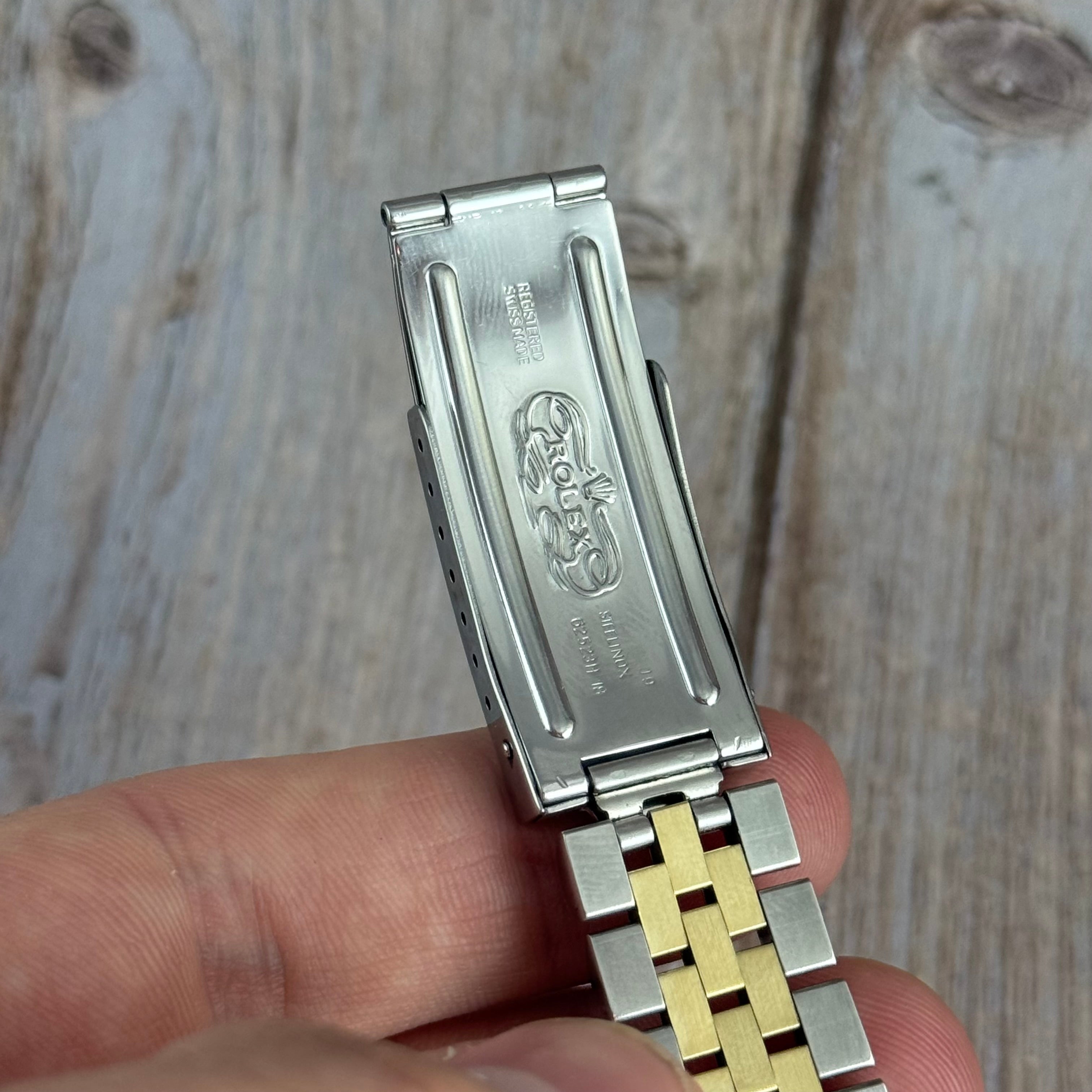 1972 Rolex Datejust 36 18k Gold & Steel 1601 Men’s Wrist Watch Vintage Boxed