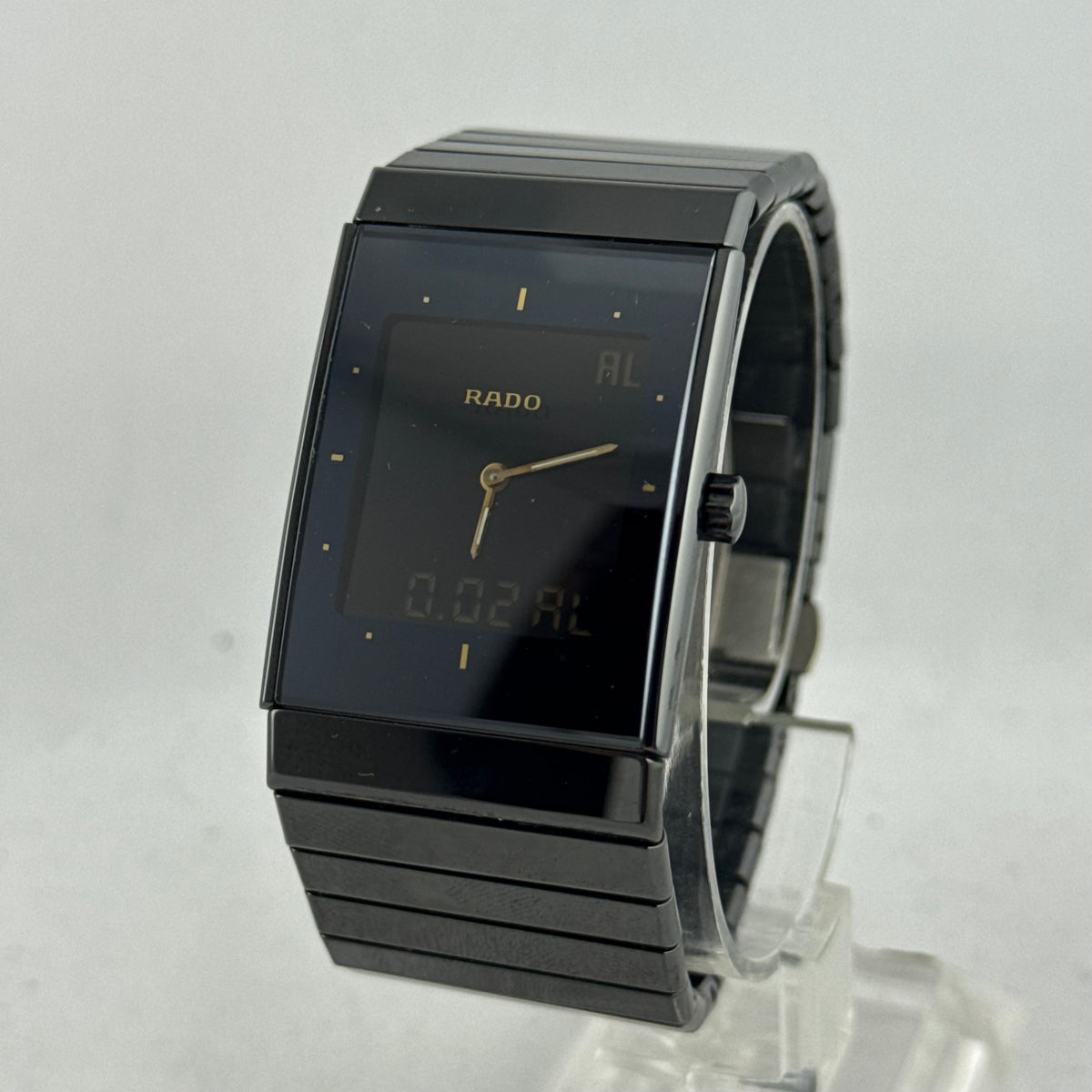 Rado ceramica Diastar men’s multifunction wrist watch titanium & ceramic boxed
