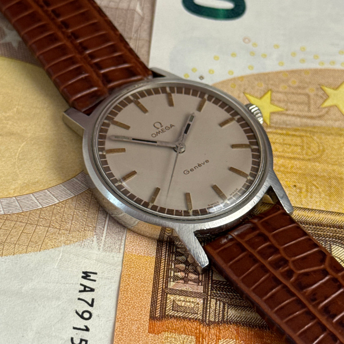 1970 Omega Genève men’s Manual wind wrist watch 35mm (135.070)