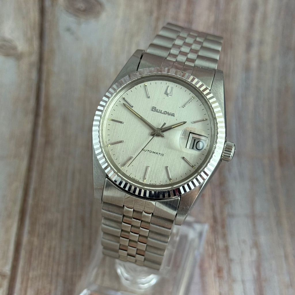 1979 Bulova ‘Datejust’ men’s automatic wrist watch 37mm Royal Oak era