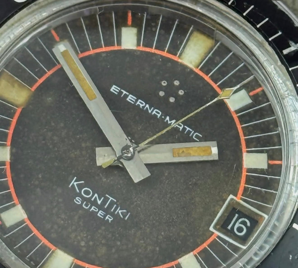 IDF military issue Eterna Matic KonTiki super divers watch