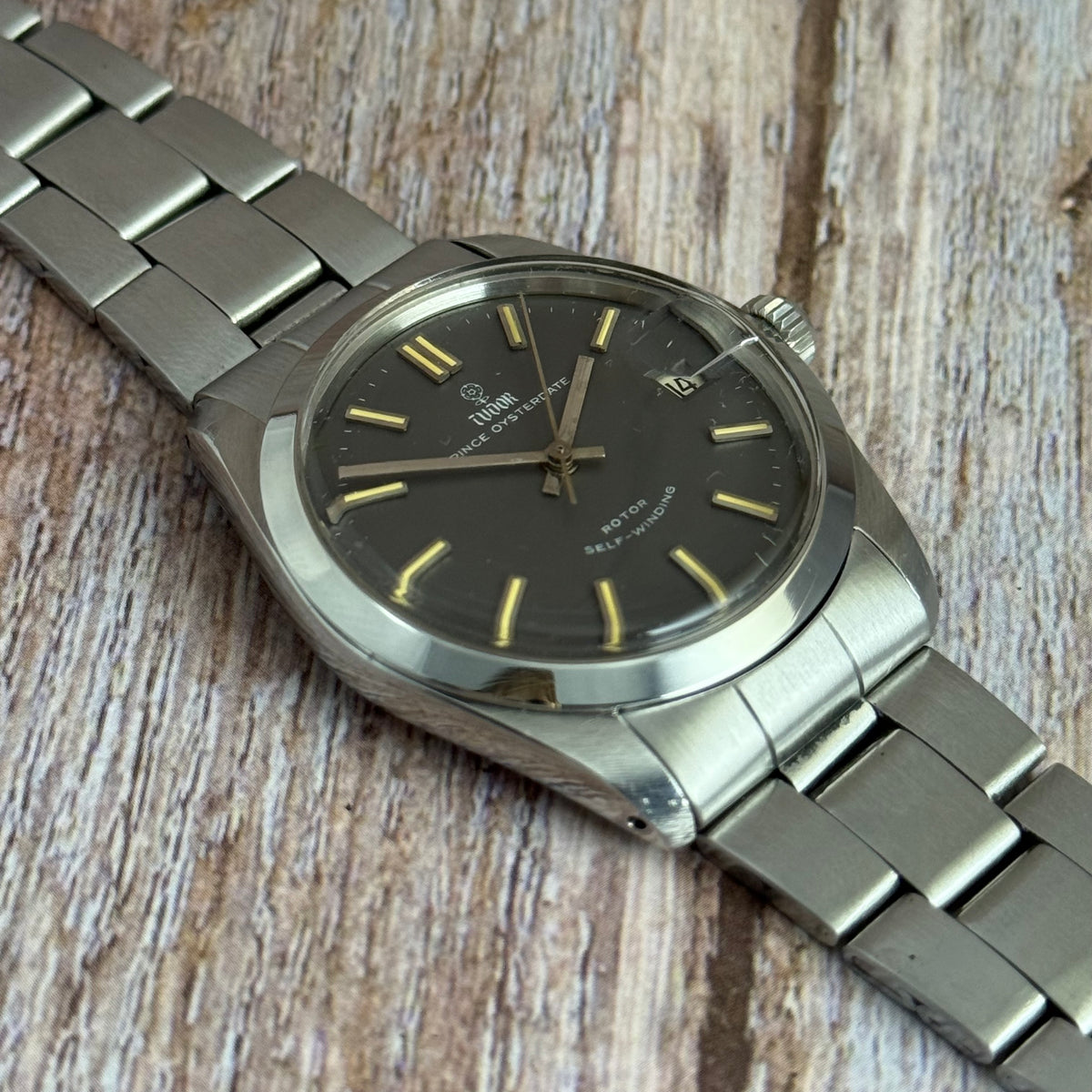 1966 Tudor Prince Oysterdate Men’s Grey Dial Watch Ref 7966