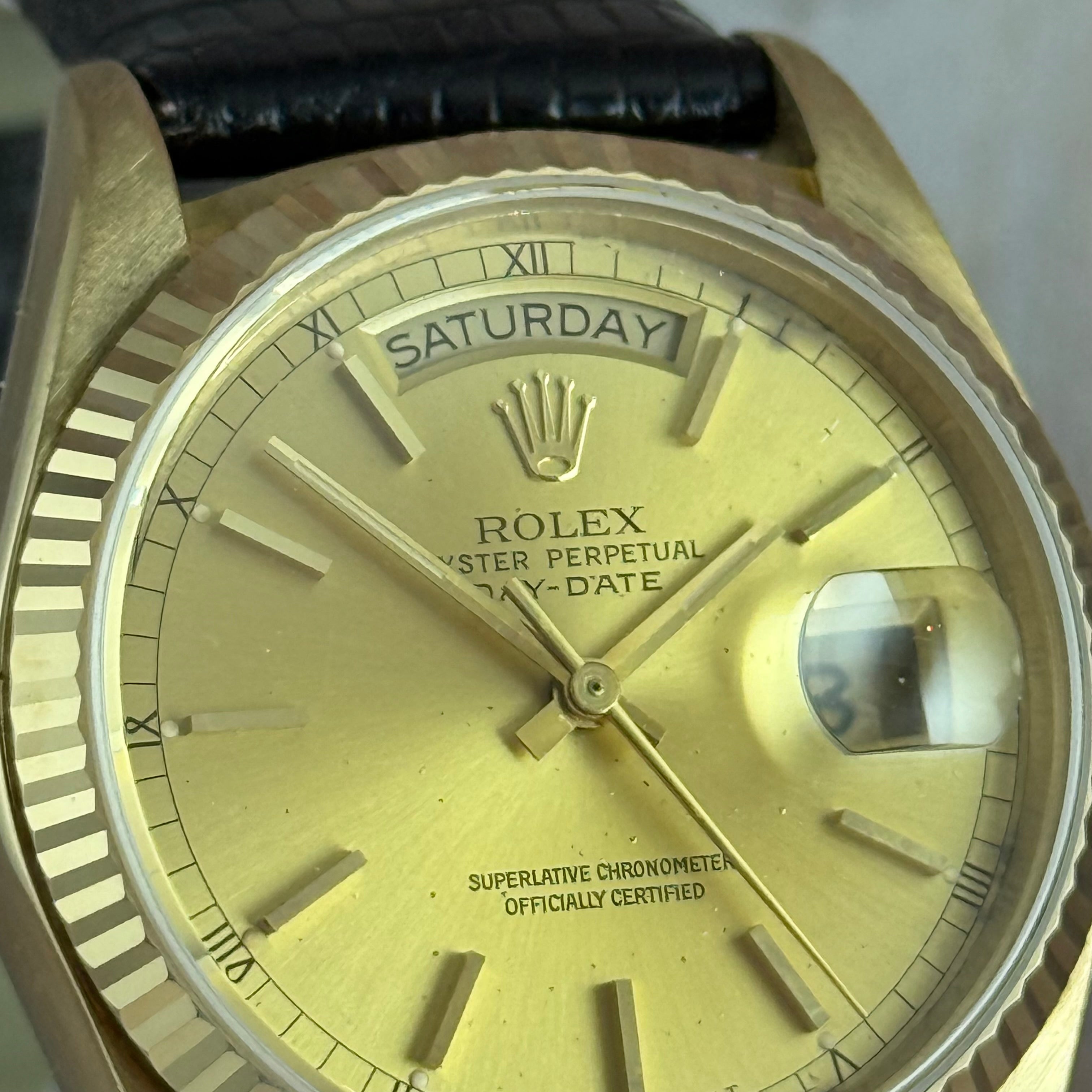 1986 Rolex Day-Date President Men’s 18ct Gold Watch 36mm (18038)