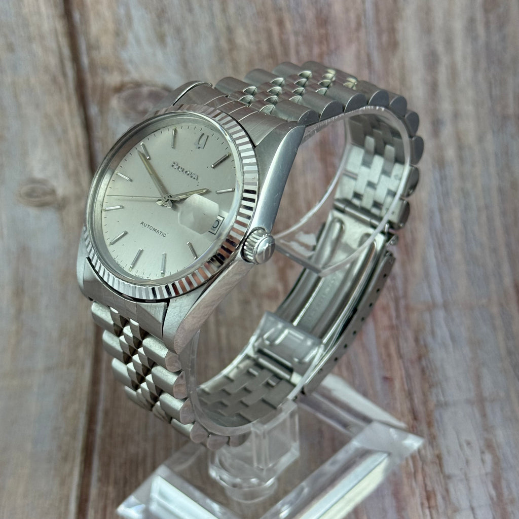 1979 Bulova ‘Datejust’ men’s automatic wrist watch 37mm Royal Oak era