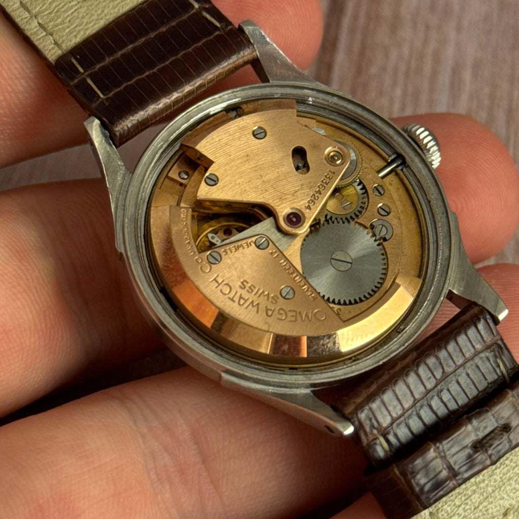 1952 Omega Seamaster ‘bumper’ automatic breguet dial men’s wrist watch