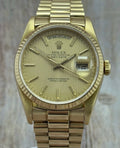 Vintage Rolex Day-Date 36 “president” tapestry dial w box & bracelet 18238