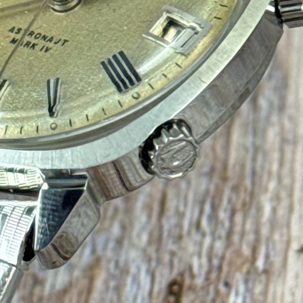 1970 Bulova Accutron astronaut Mark IV men’s GMT electronic tuning fork Watch space age MINT CONDITION