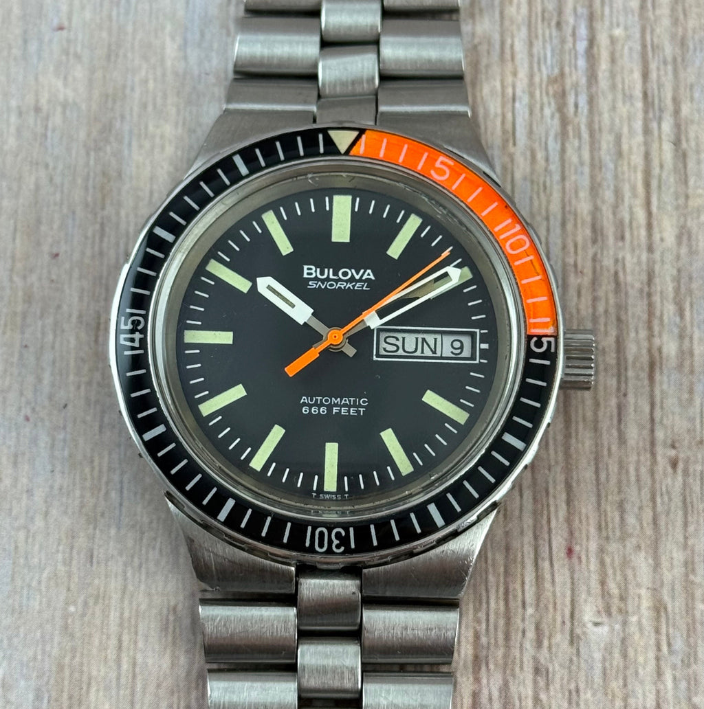 1970s ICONIC Bulova “Devil diver” men’s divers watch 39mm
