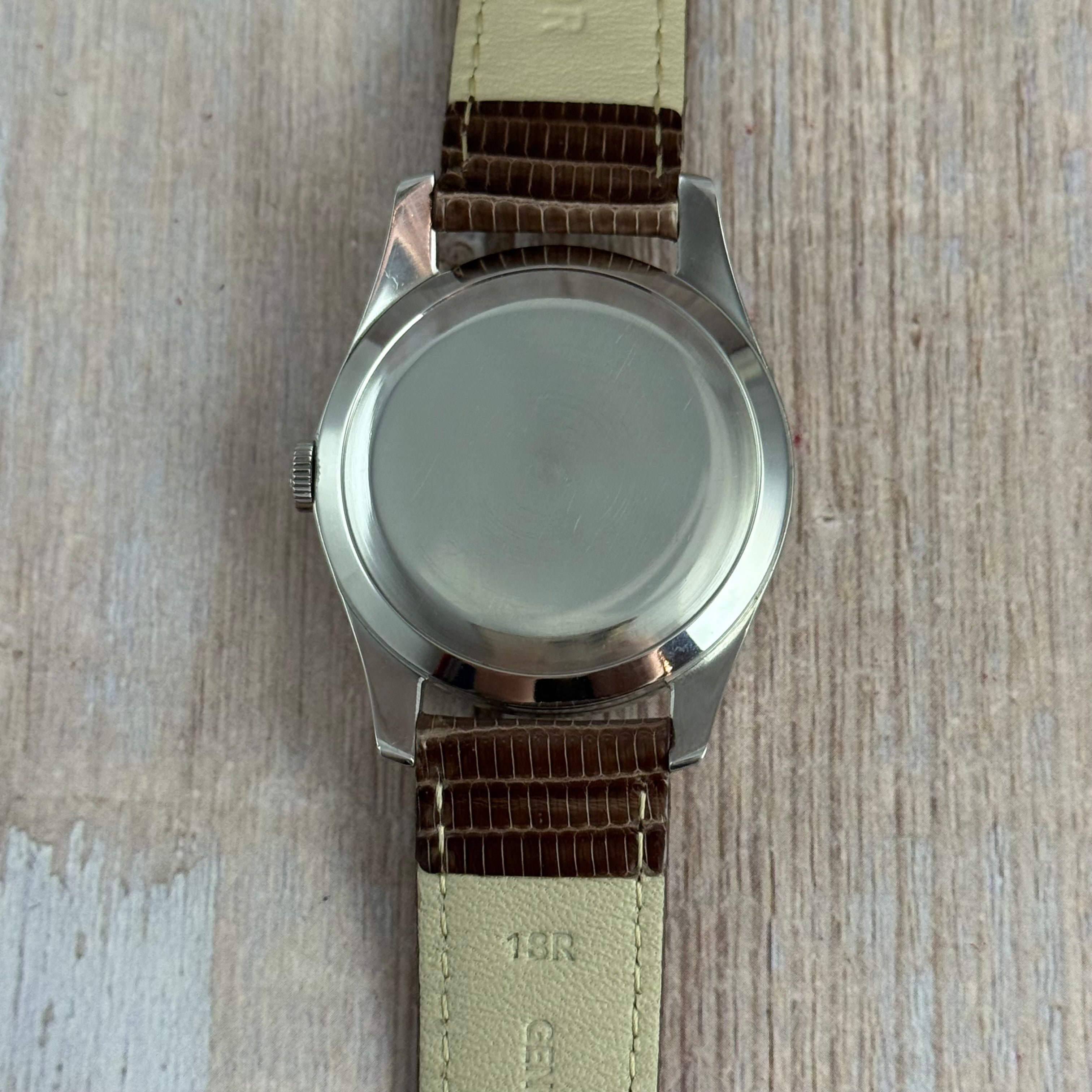 1954 Omega gentlemen’s ‘jumbo’ manual wind wrist watch steel (2800-1) 36mm
