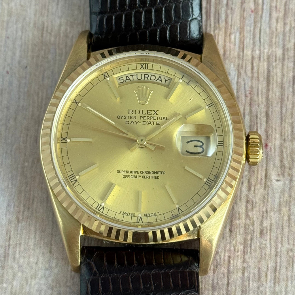 1986 Rolex Day-Date President Men’s 18ct Gold Watch 36mm (18038)