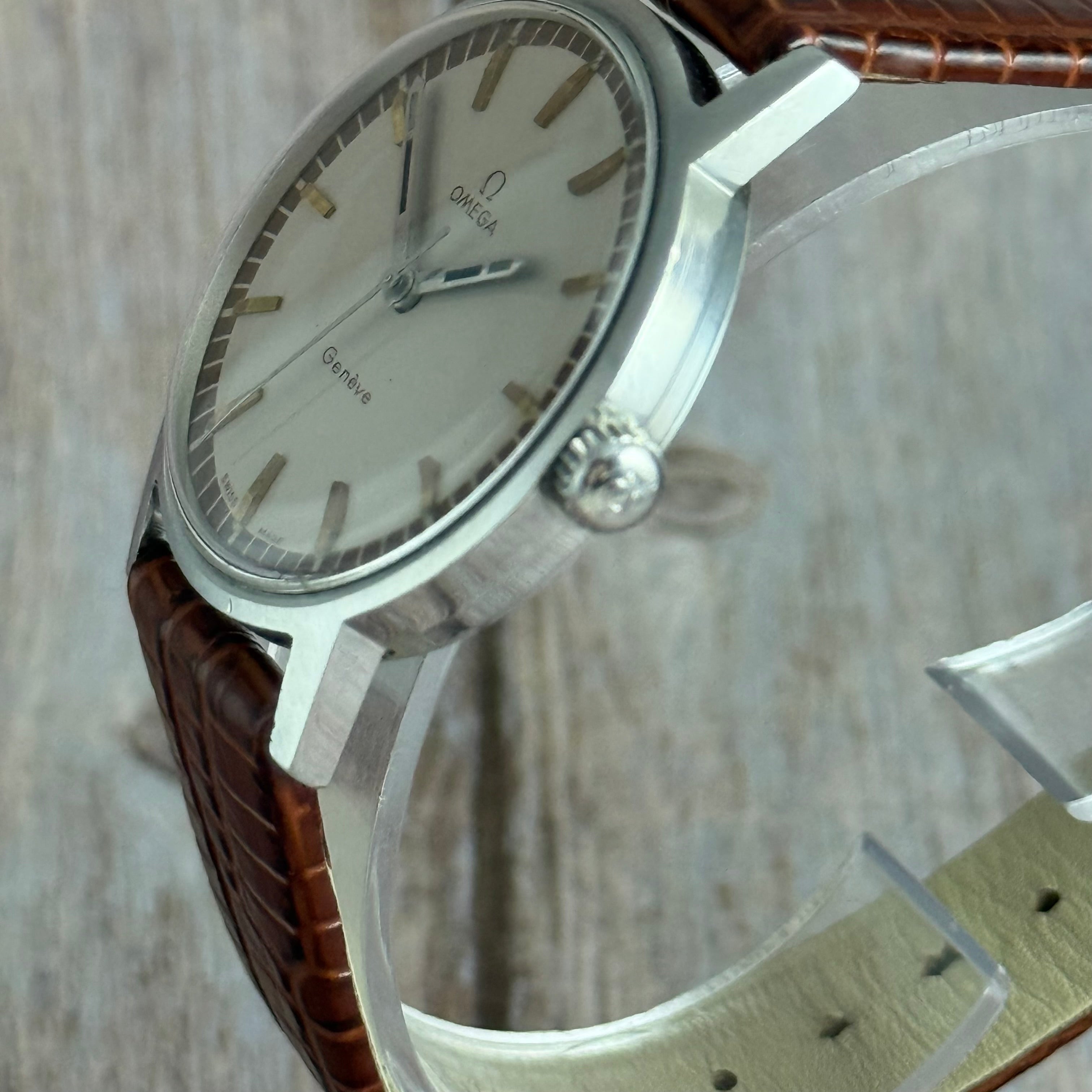 1970 Omega Genève men’s Manual wind wrist watch 35mm (135.070)