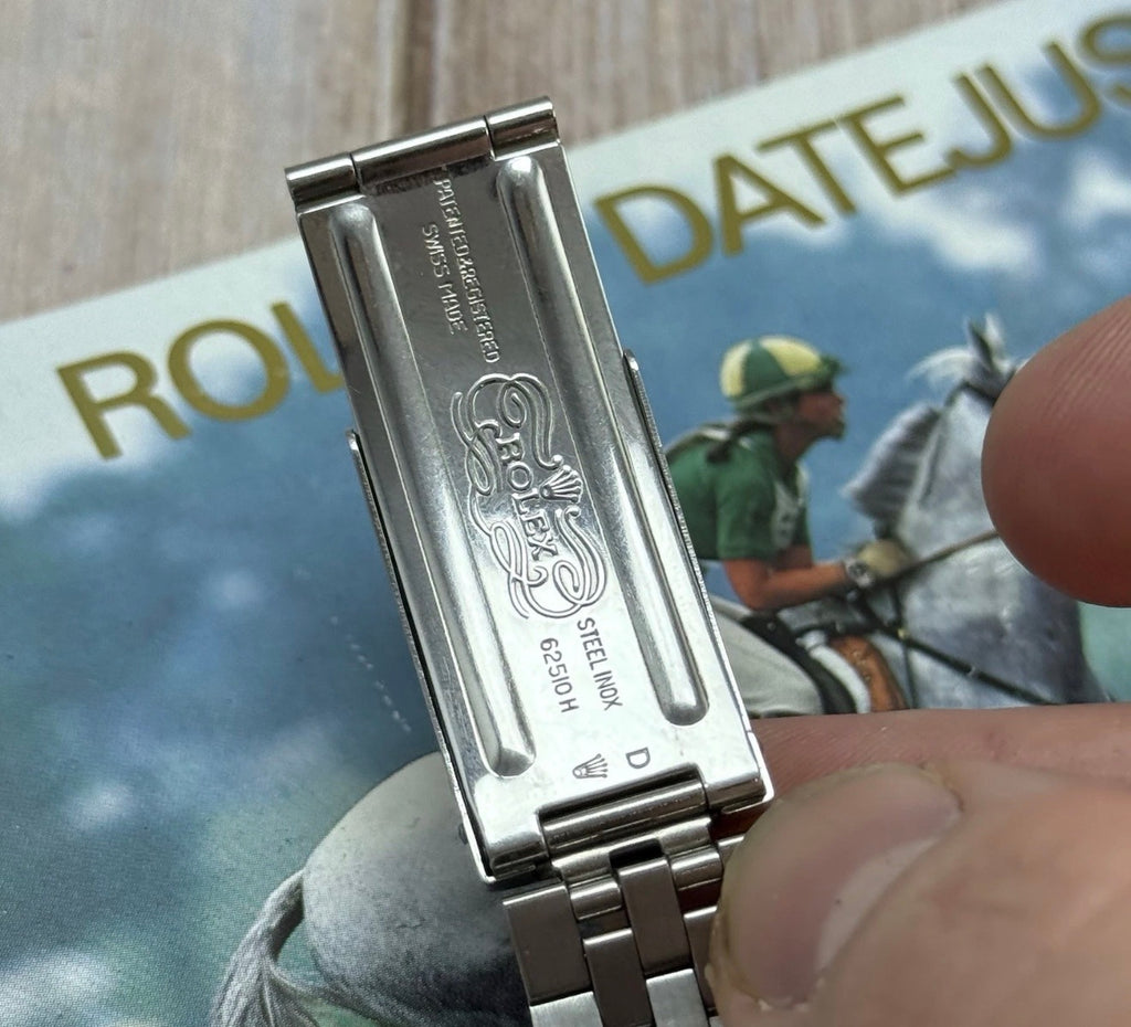 1980 Rolex Datejust 36 16014 Linen Dial 18ct Gold Bezel Full Set