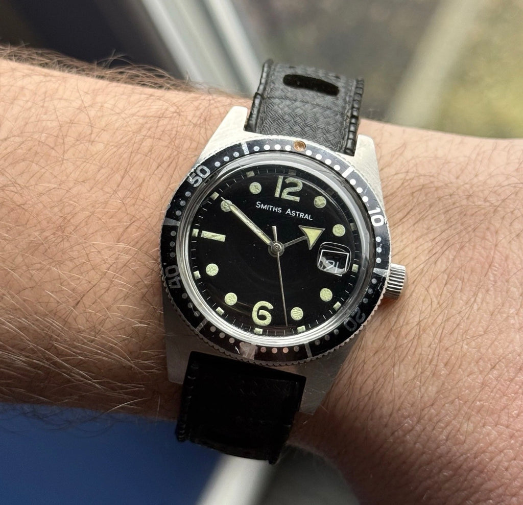 1960s Smiths Astral Military Skin Diver Watch Men’s 38mm CM4501