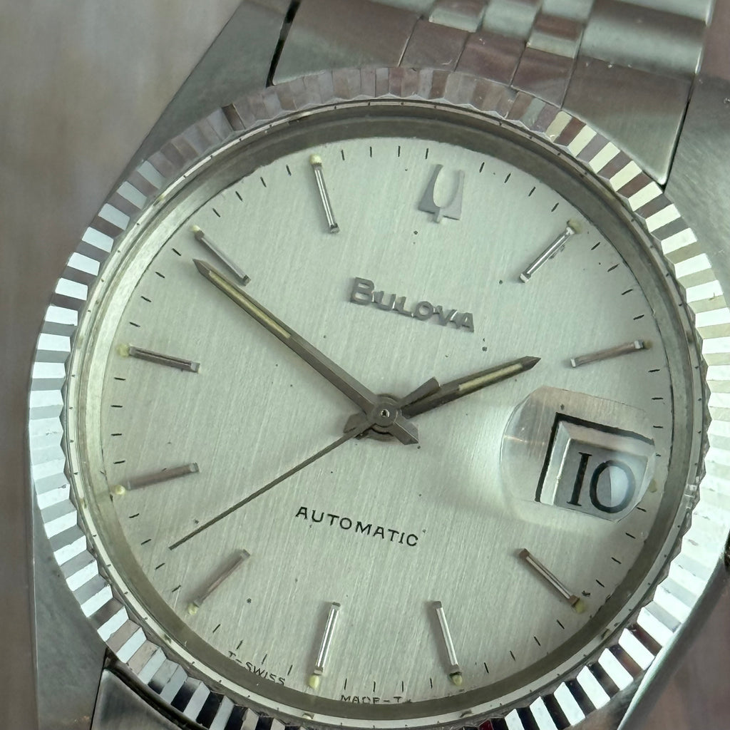 1979 Bulova ‘Datejust’ men’s automatic wrist watch 37mm Royal Oak era