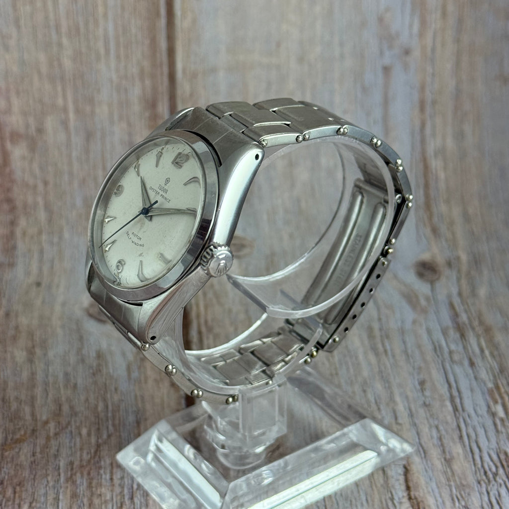 1956 Tudor oyster prince automatic explorer dial gents wrist watch 34mm (7909)