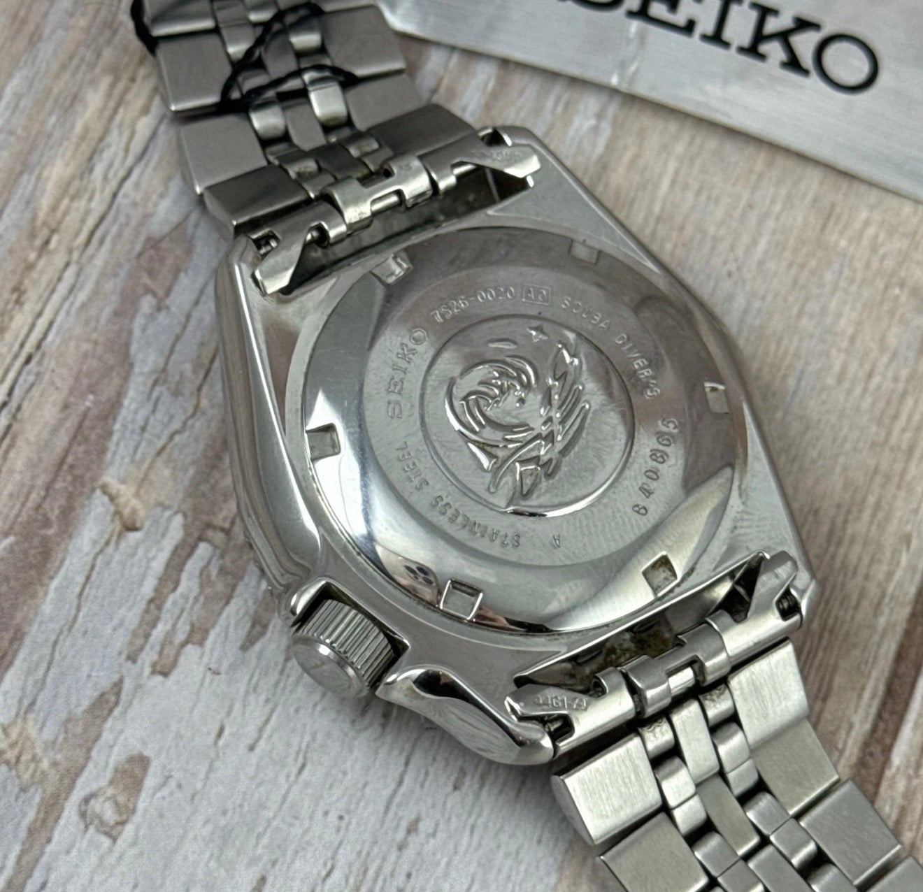 1996 Seiko Automatic Men’s Divers Watch Pepsi 200M (SKX009K) NEW OLD STOCK