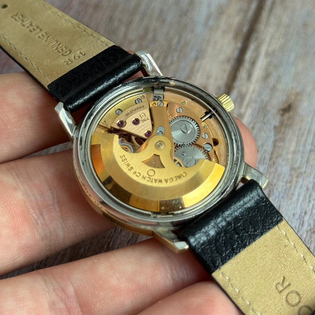 1970 Omega Constellation automatic chronometer gold plated men’s watch quickset