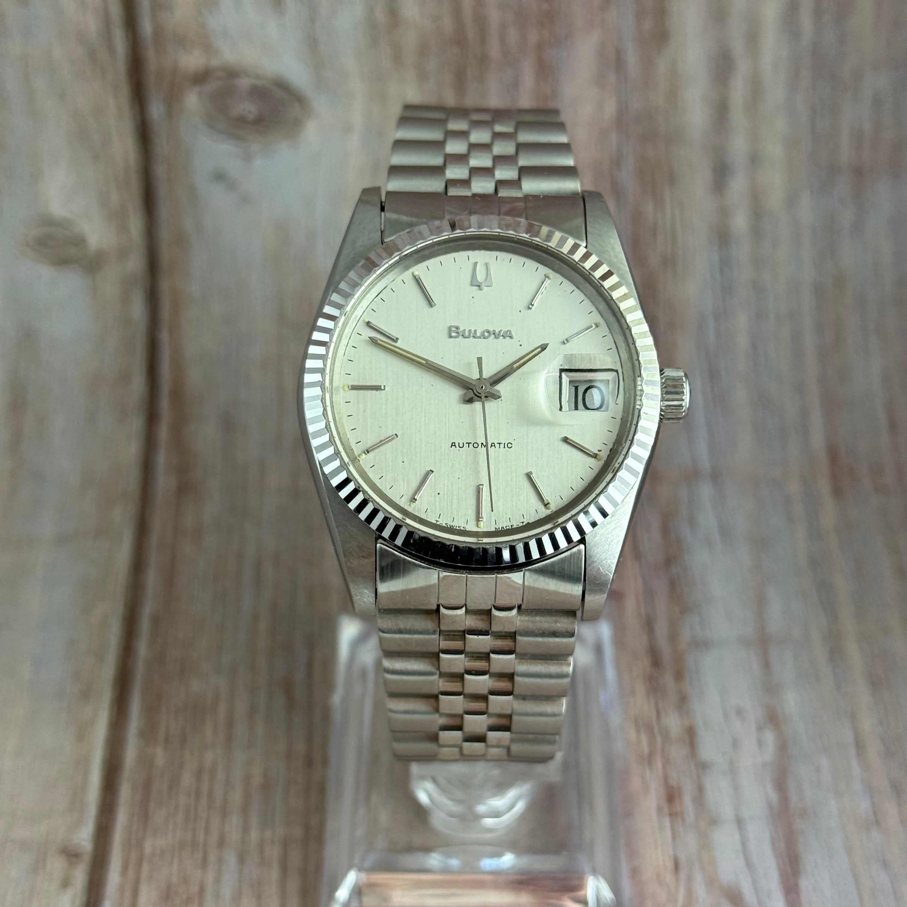 1979 Bulova ‘Datejust’ men’s automatic wrist watch 37mm Royal Oak era