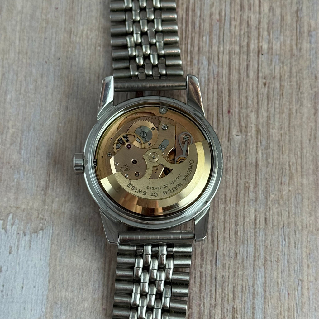 1958 Omega Seamaster automatic men’s steel wrist watch 34mm (2846-8SC)