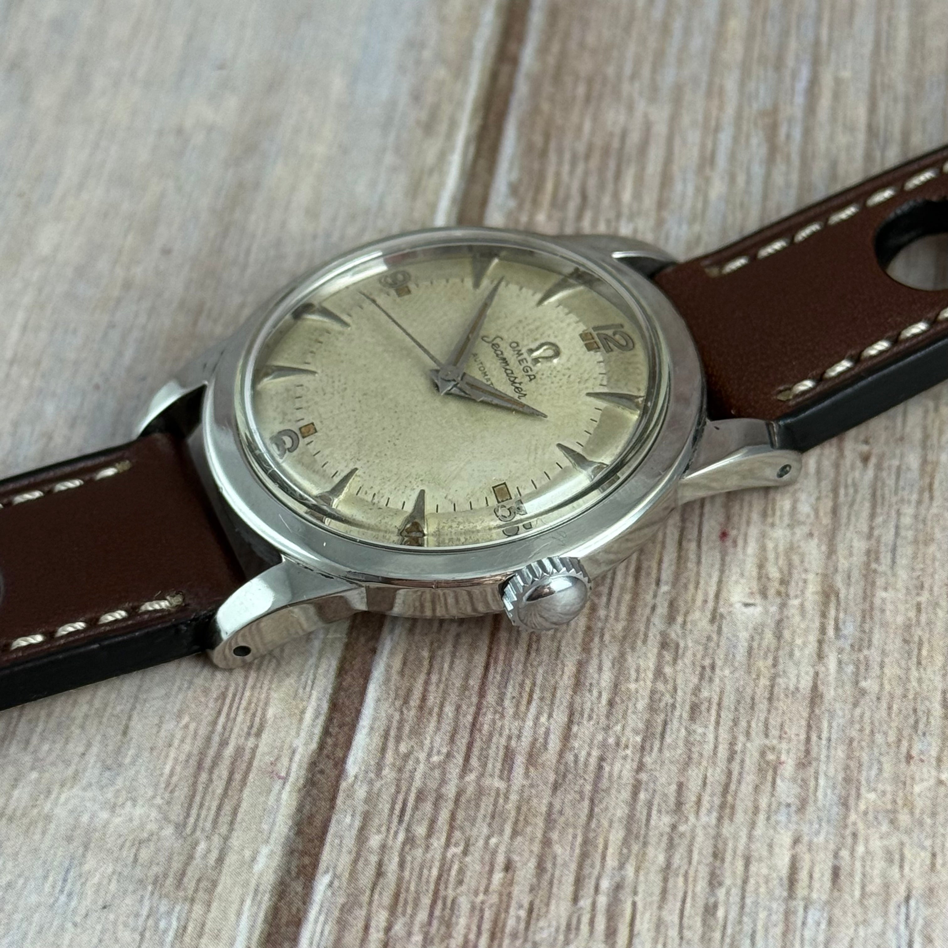 1950 Omega Seamaster ‘Explorer Arabic’ Dial Men’s Automatic Wrist Watch 35mm SERVICED