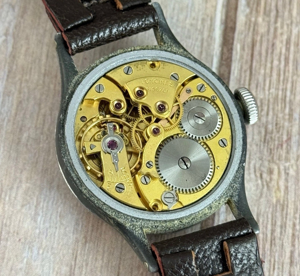 1940s Longines 6B/159 Men’s Military Pilots Watch 33mm Civilian Issue