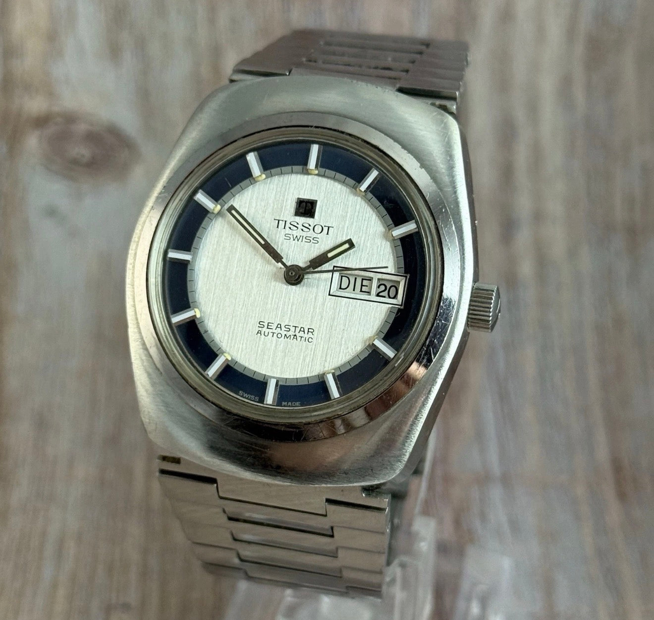 1970s Tissot Seastar ‘lobster’ Men’s Automatic Day-Date Wristwatch SERVICED
