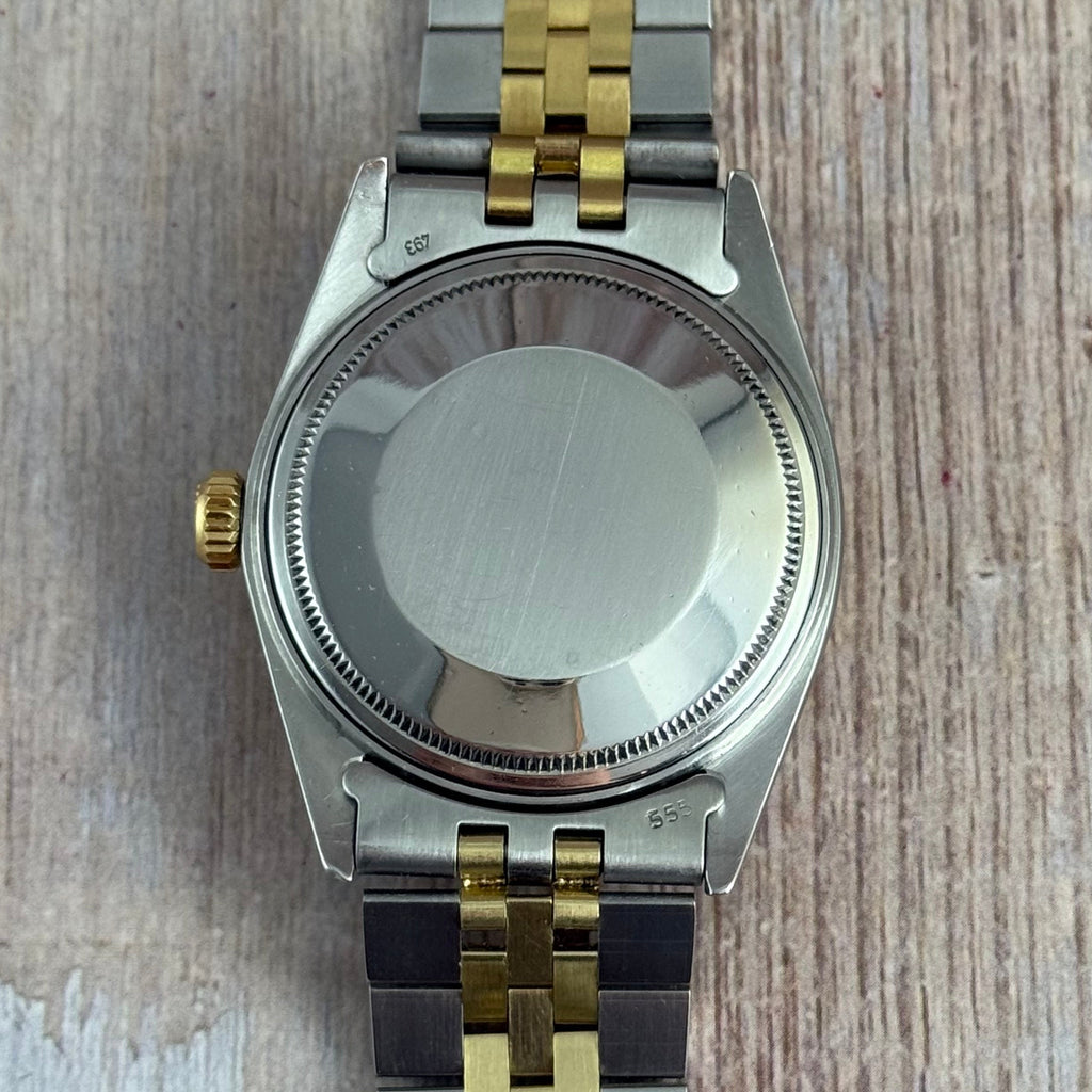 1972 Rolex Datejust 36 18k Gold & Steel 1601 Men’s Wrist Watch Vintage Boxed
