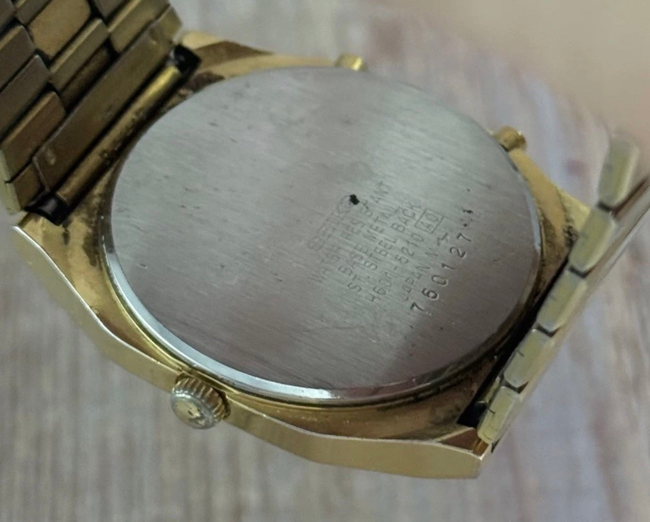 Vintage Seiko Quartz Ana-digi Alarm Chronograph Men’s Watch GP WORKING H601-5210