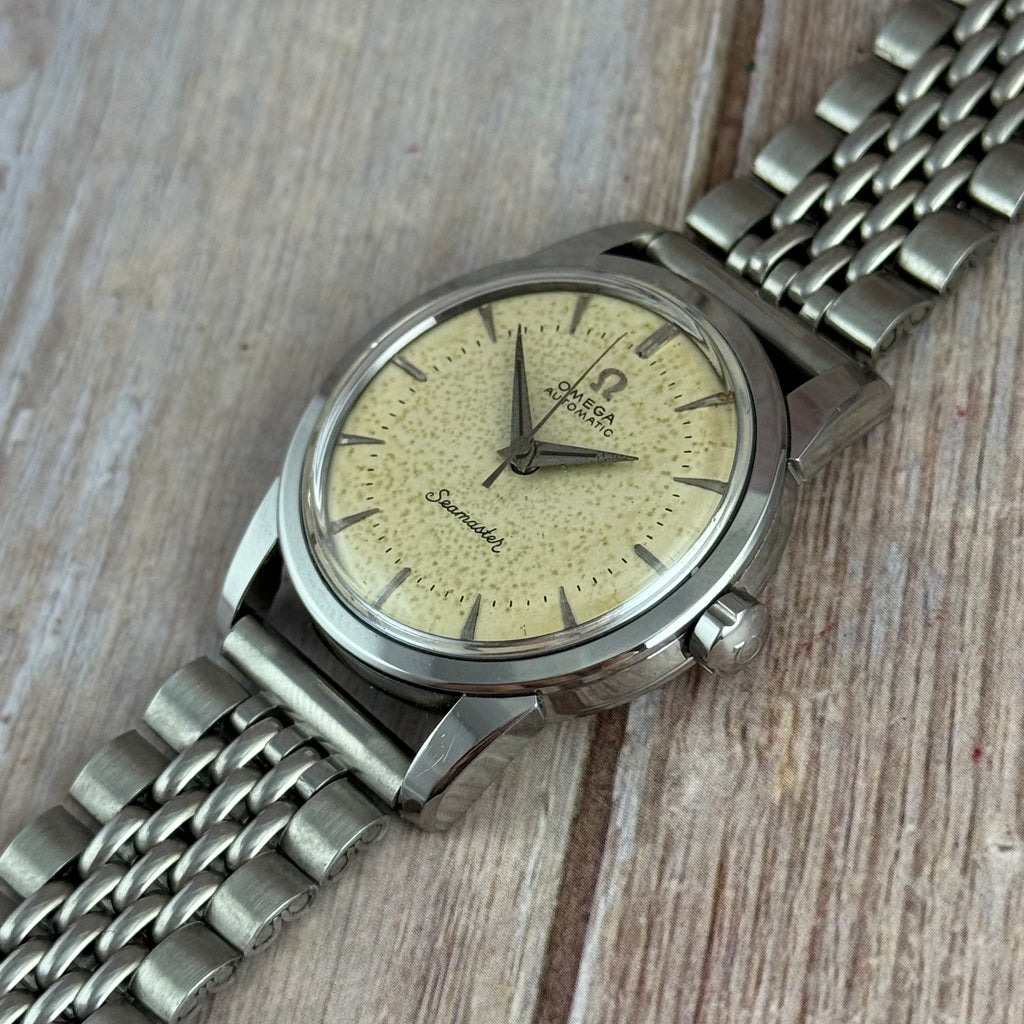 1958 Omega Seamaster automatic men’s steel wrist watch 34mm (2846-8SC)