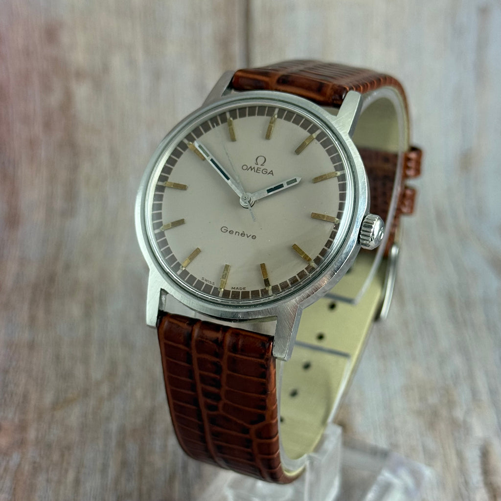 1970 Omega Genève men’s Manual wind wrist watch 35mm (135.070)