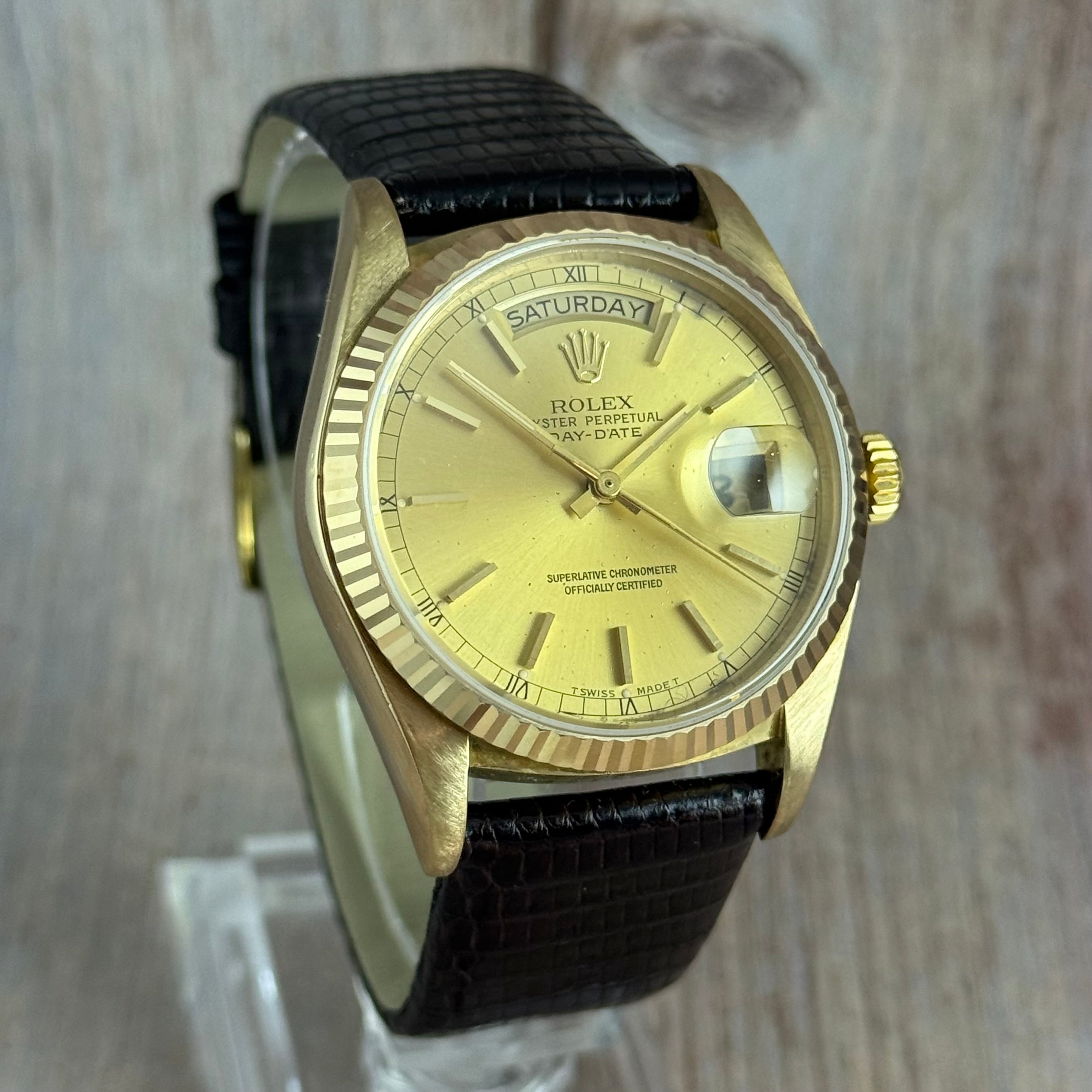 1986 Rolex Day-Date President Men’s 18ct Gold Watch 36mm (18038)