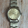 1971 Rolex Air King Date precision men’s steel automatic wrist watch 35mm (5700)