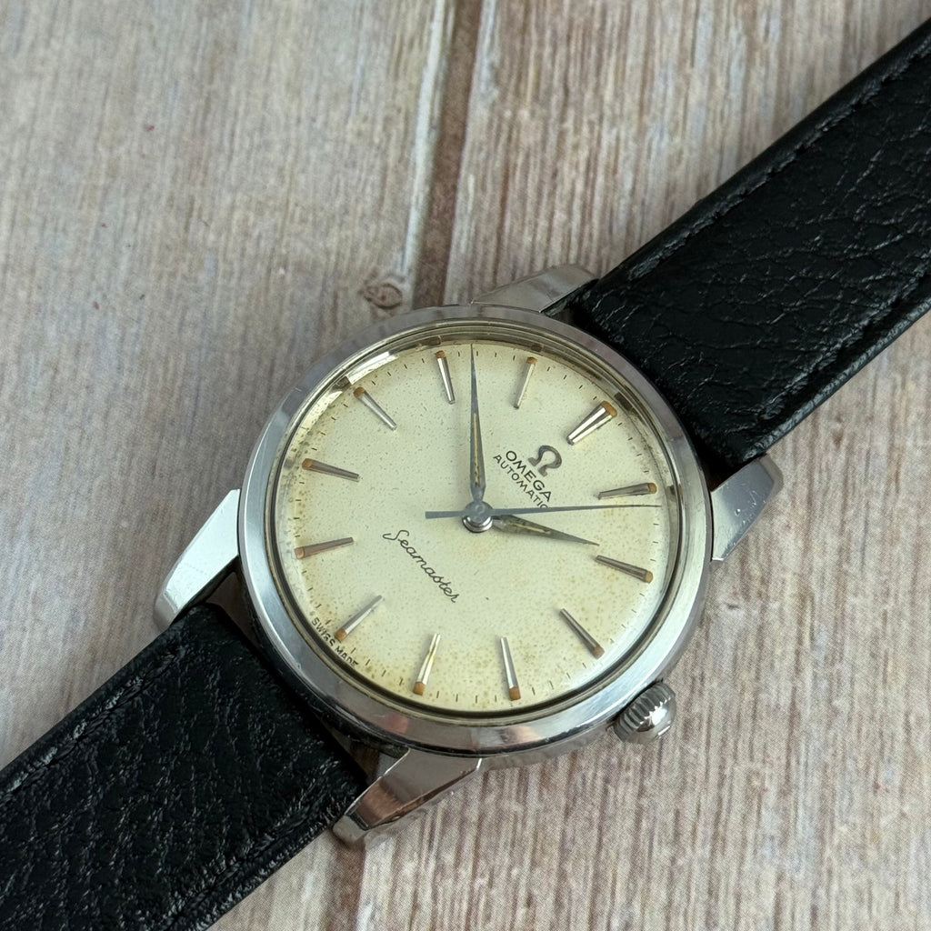 1958 Omega Seamaster Automatic Men’s 35mm Steel Watch (2848/8-1SC) Working