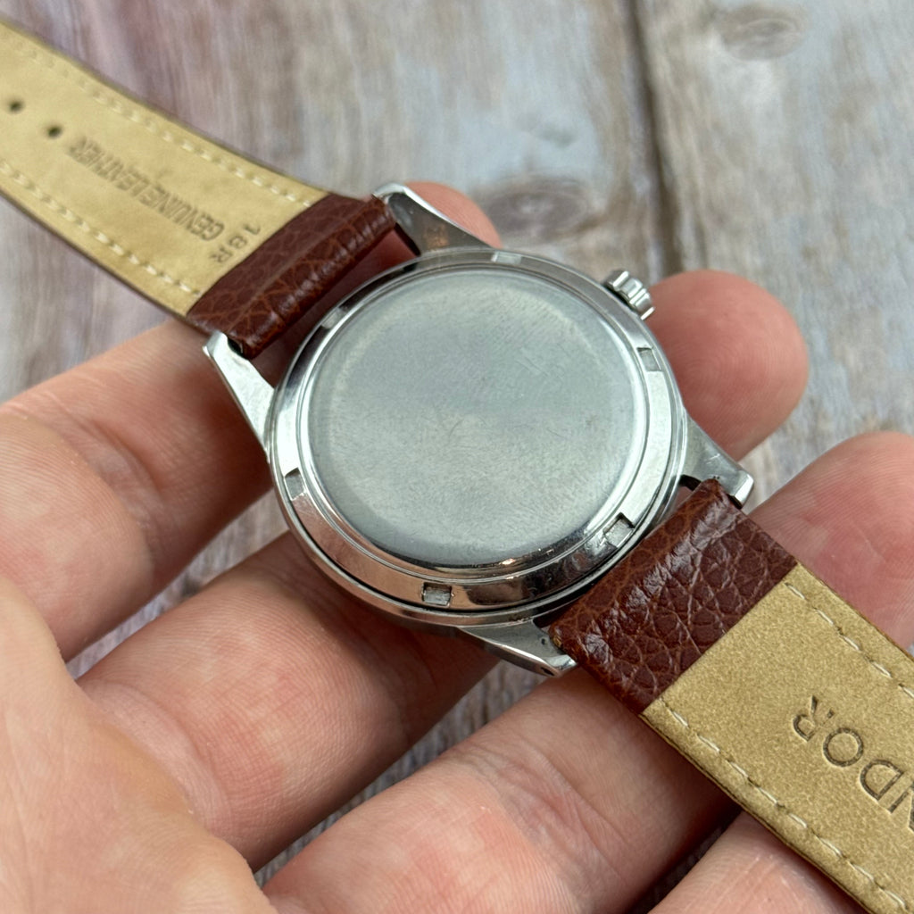 1950 Omega Seamaster automatic ‘bumper’ Arabic dial steel men’s watch