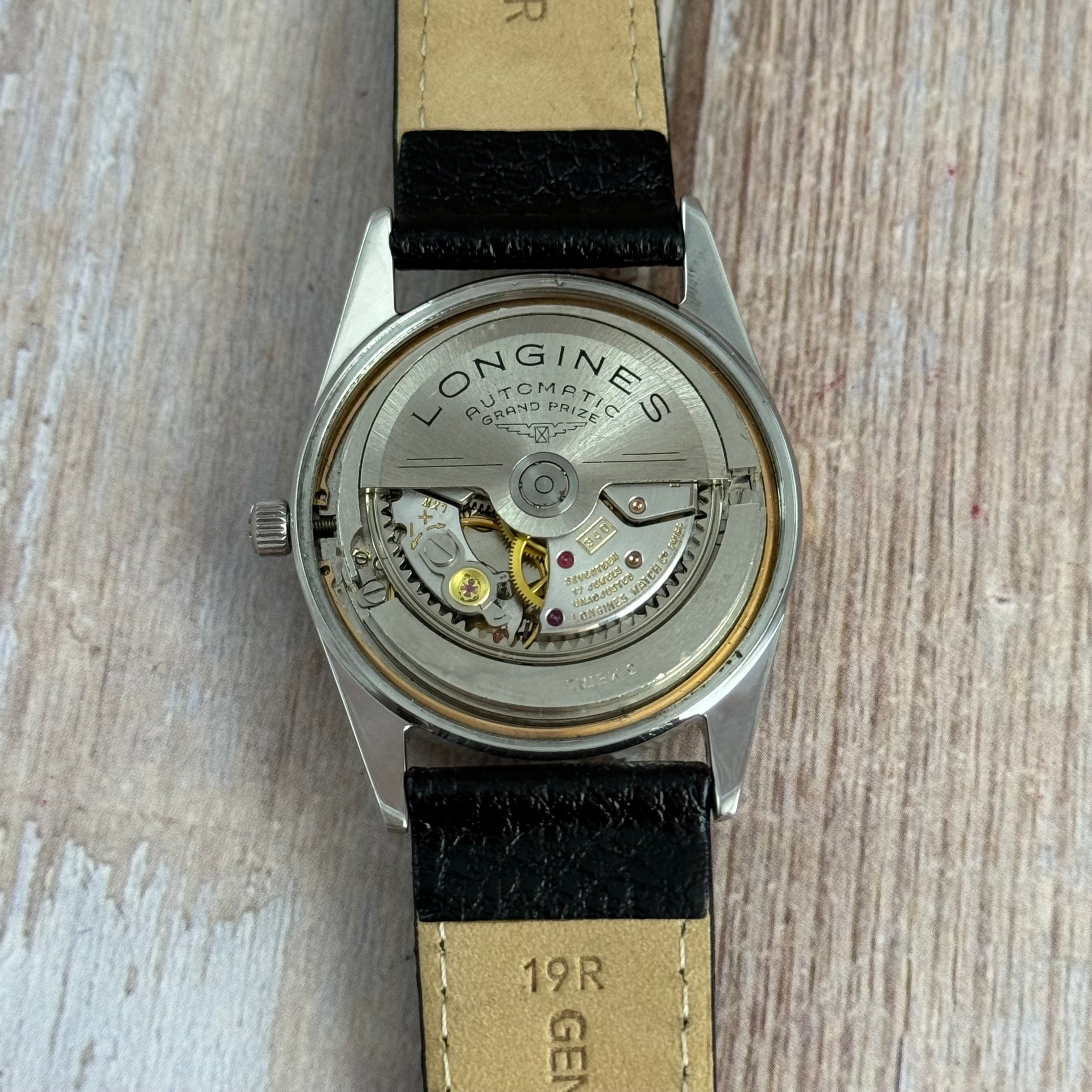 1961 Longines ‘grand prize’ gents automatic wrist watch steel (2534-340)
