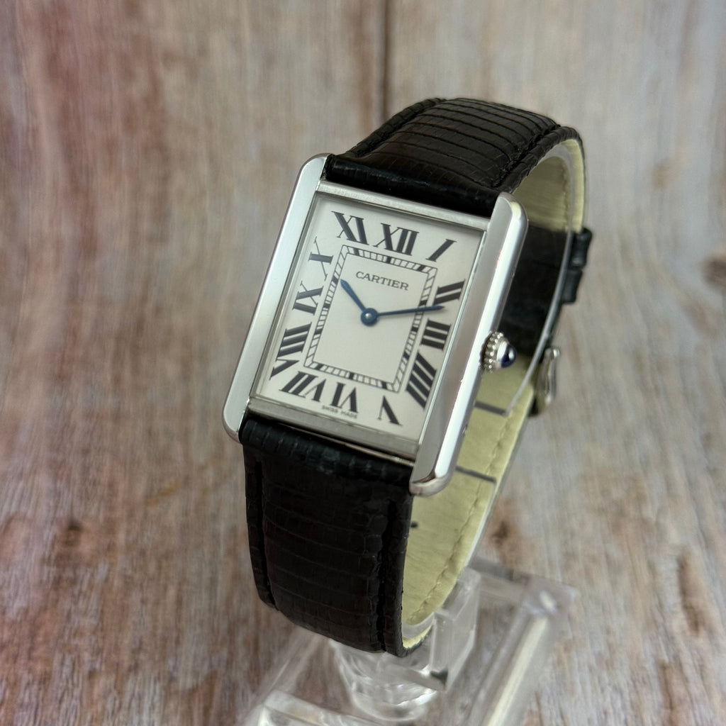 2010 Cartier Tank Solo unisex quartz wrist watch (2715) 27mm