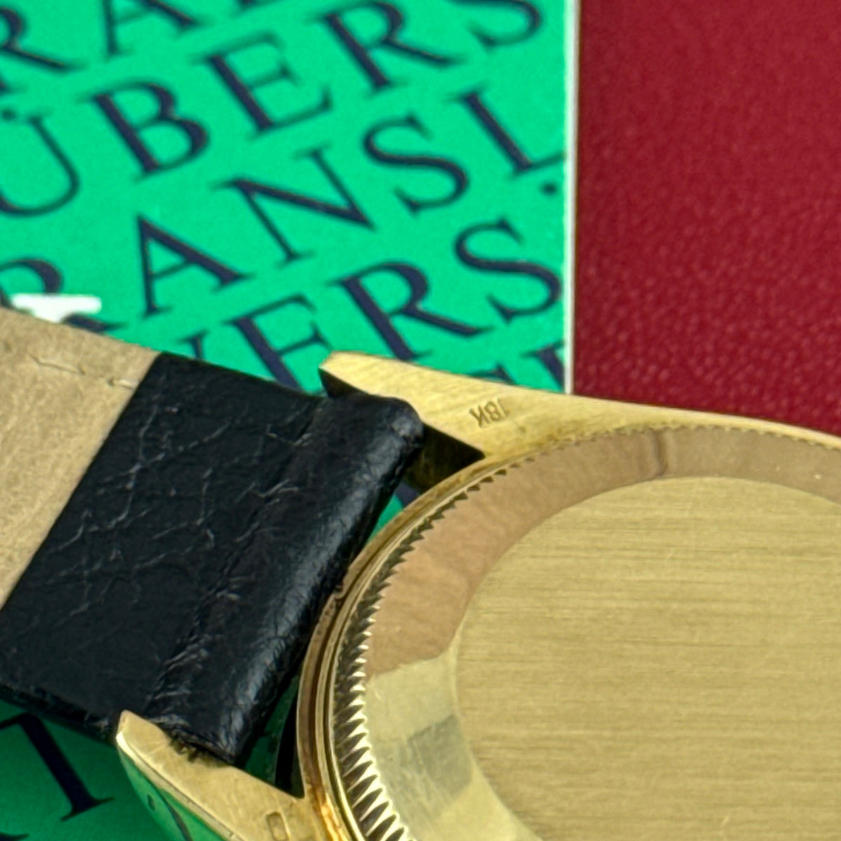 18ct Rolex Oyster Perpetual 31 Ladies Solid Gold Watch Box Papers 1996