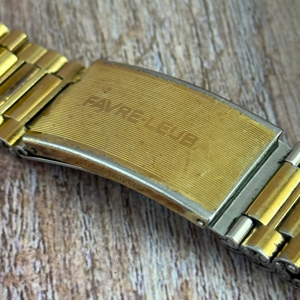 1970s Favre Leuba Daymatic Men’s Tv Case Wrist watch GP 35mm