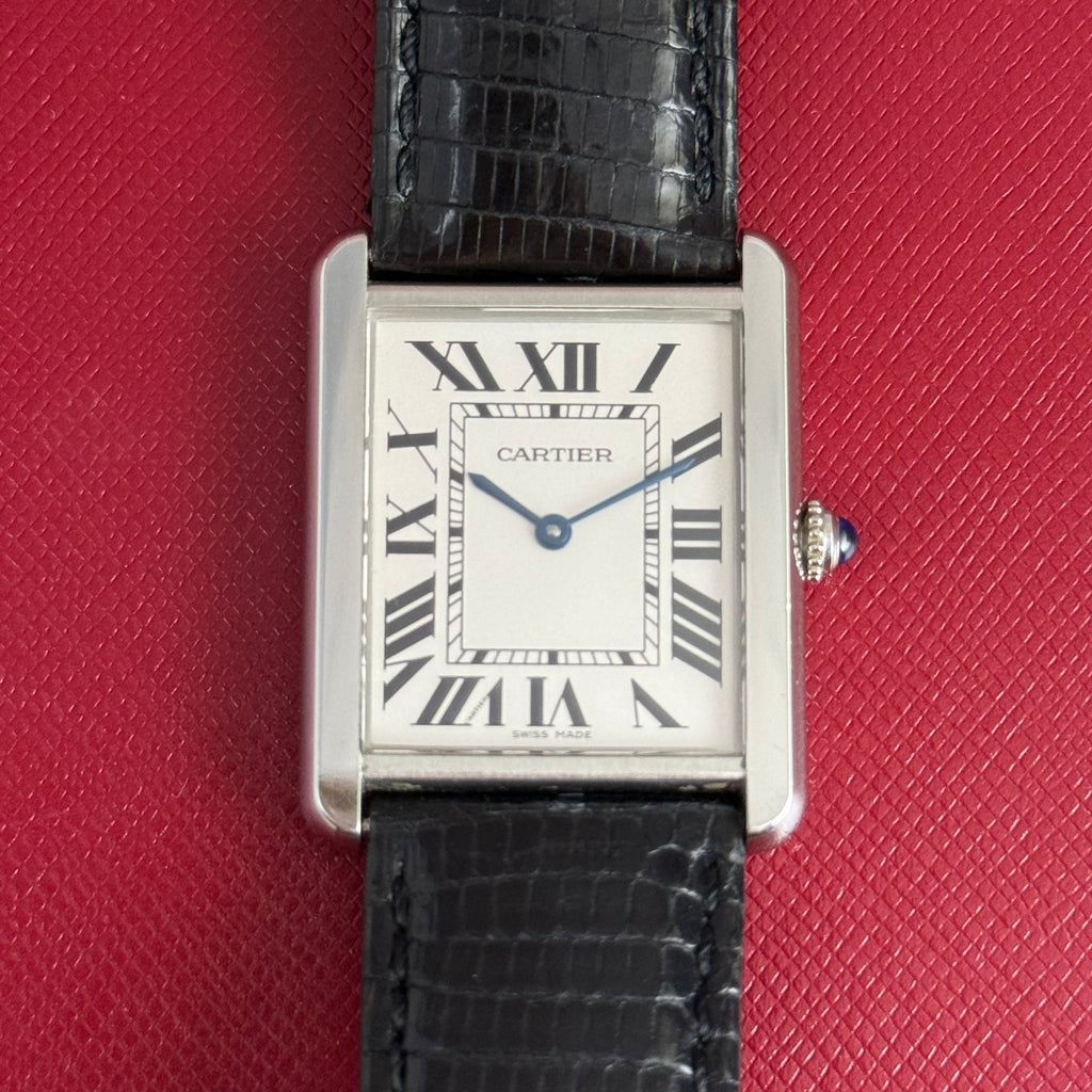 2010 Cartier Tank Solo unisex quartz wrist watch (2715) 27mm